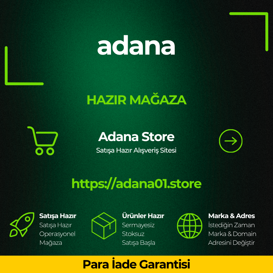 Adana Store · Aktif Hazır Mağaza · 8 Tshirt Kampanyası