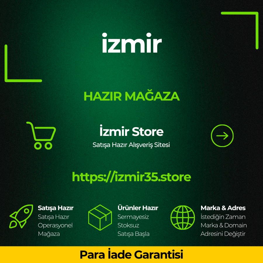 İzmir Store · Aktif Hazır Mağaza · 8 Tshirt Kampanyası