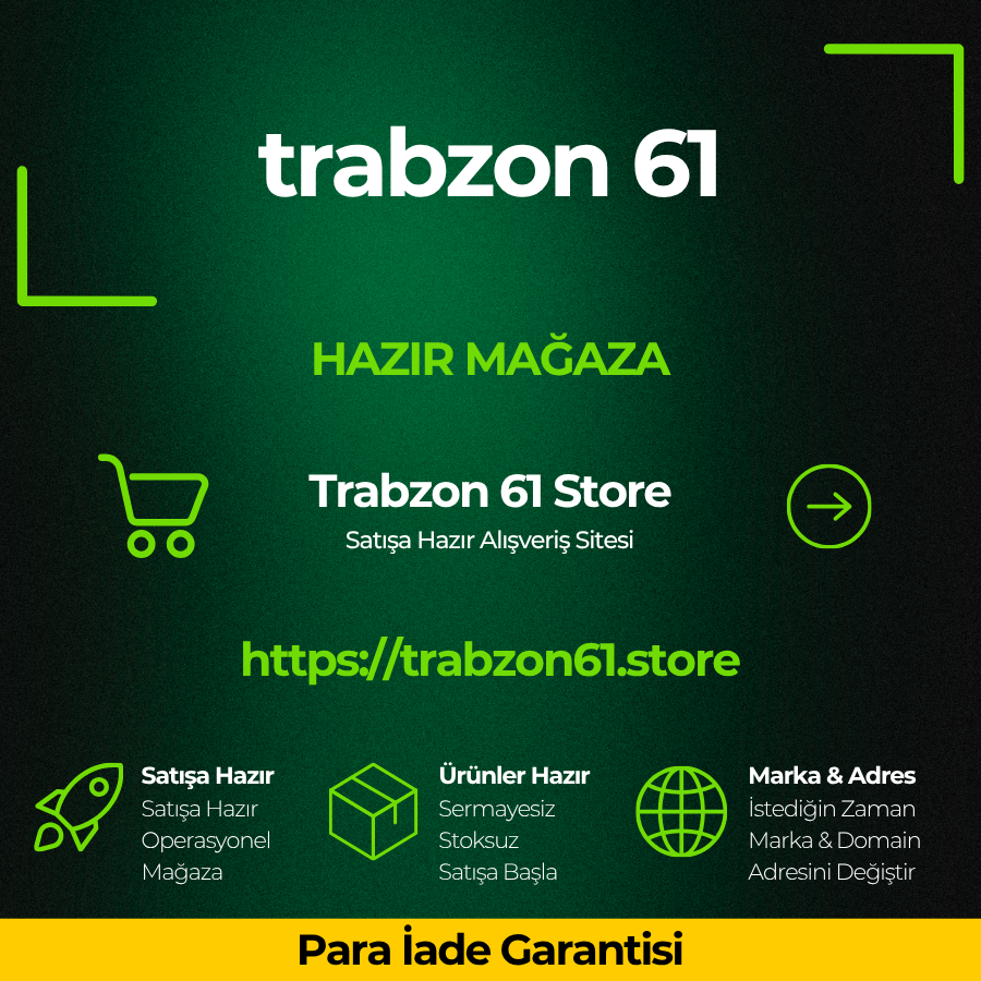 Trabzon 61 Store · Hazır Mağaza · 8 Tshirt Kampanyası
