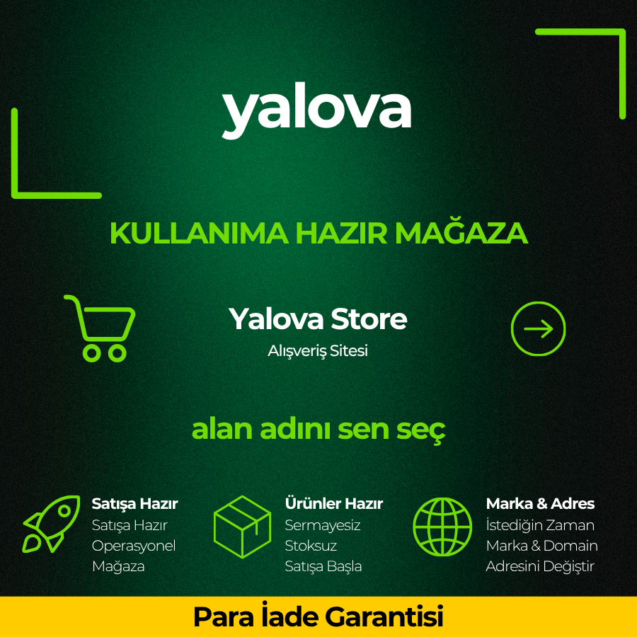 Yalova Store · Kuruluma Hazır Mağaza · 8 Tshirt Kampanyası
